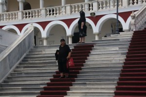 Church stairs in Tinos Island