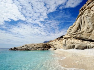 Beach in Ikaria Island Greece