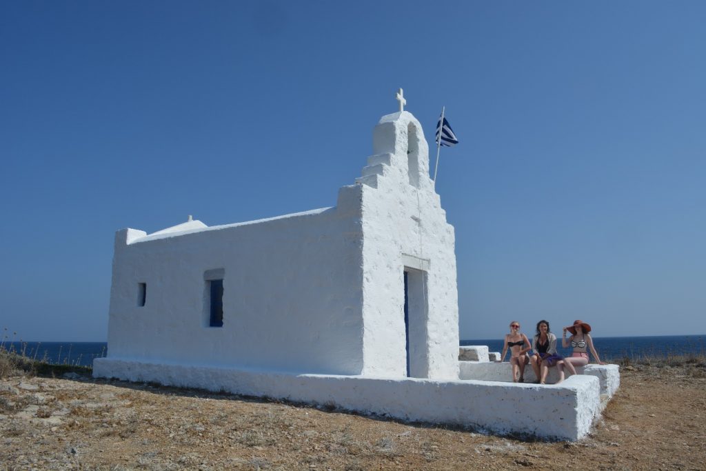 Church in Despotiko Antiparos